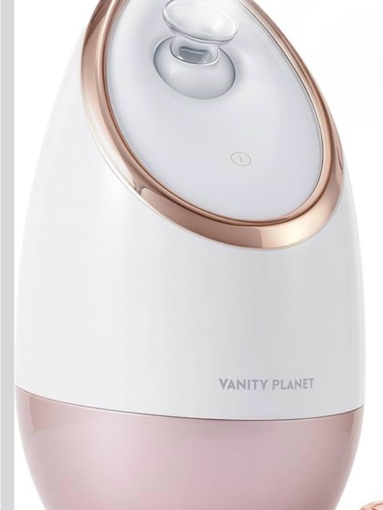 Vanity Planet Other - Vanity Planet Rose Gold & White Facial Steamer - Hydrating Home Spa
